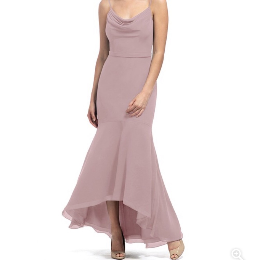 Azazie Summer formal dress vintage mauve